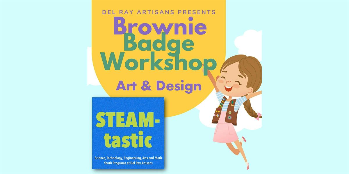 Girl Scout "Art and Design" Brownie Badge Workshop at Del Ray Artisans
