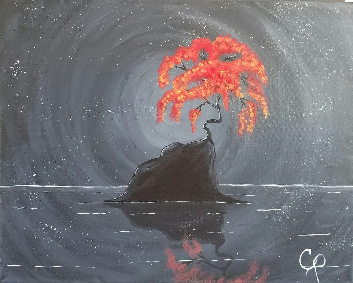 Paint & Sip at 49er Diner with Creatively Carrie!