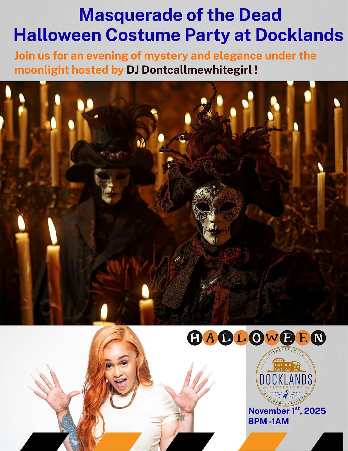 Docklands Halloween Costume Party with DJ Dontcallmewhitegirl