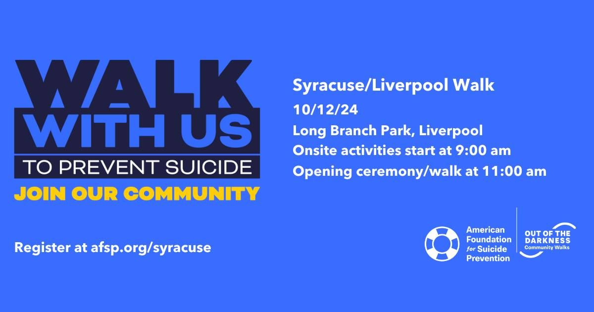 Syracuse\/Liverpool Out of the Darkness Walk