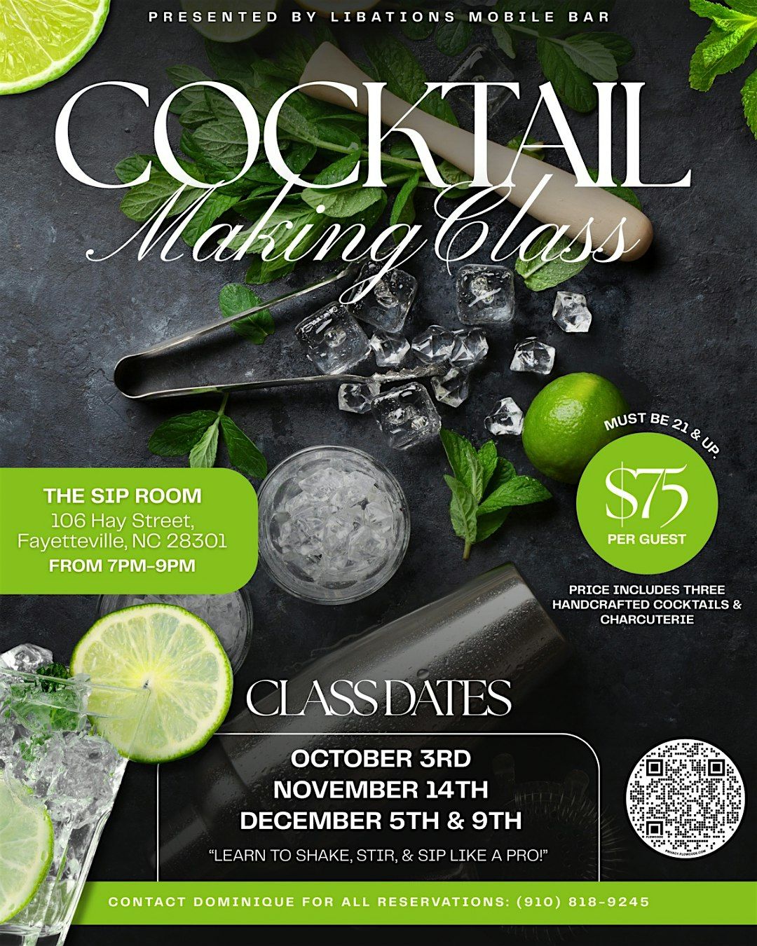 Holiday Cocktail Making Class