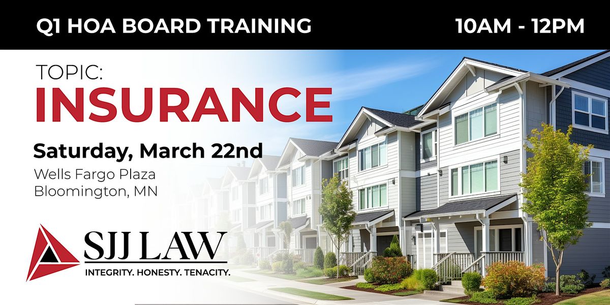 SJJ Law Q1 Board Training: Insurance