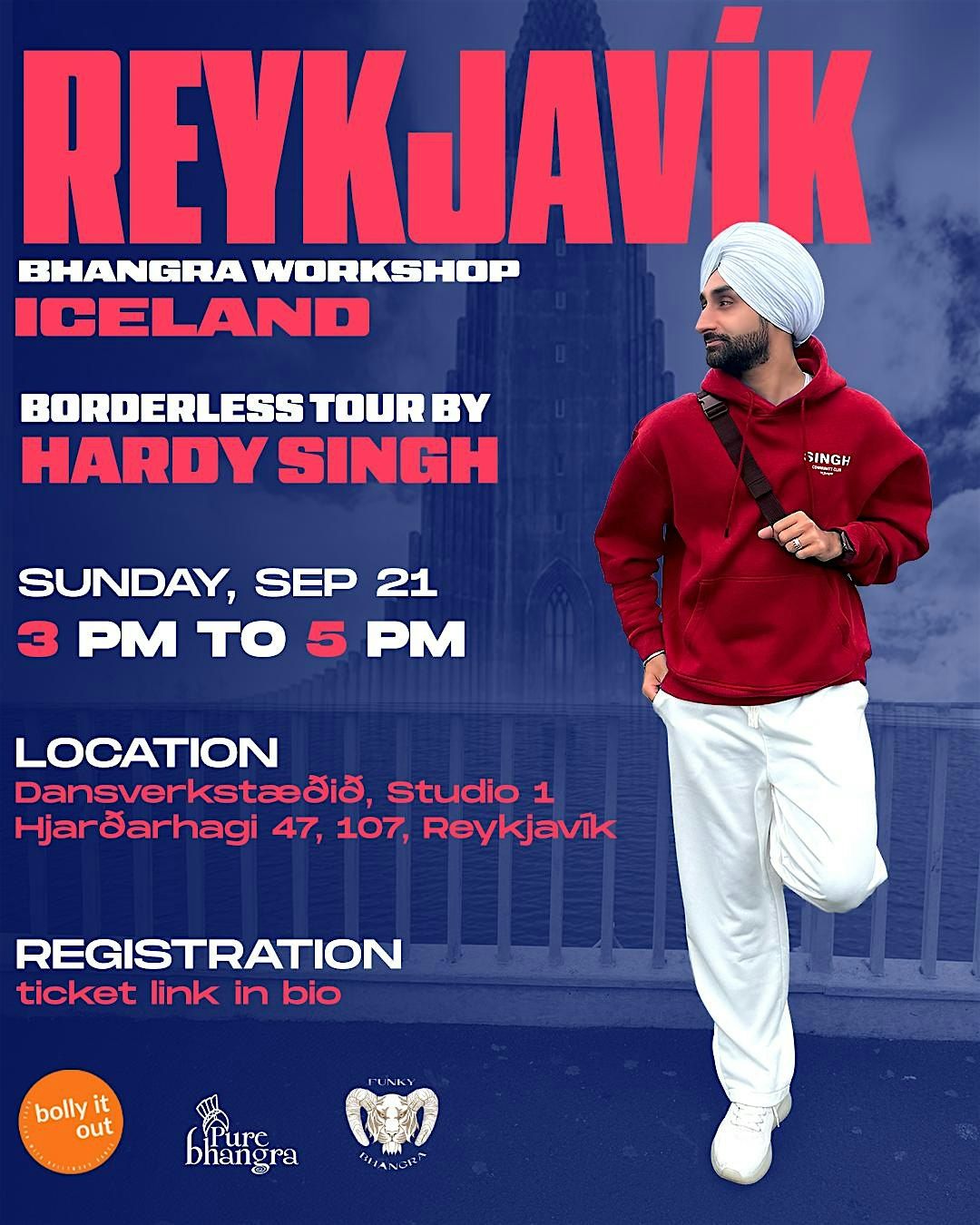 REYKJAVIK BHANGRA WORKSHOP BY HARDY SINGH