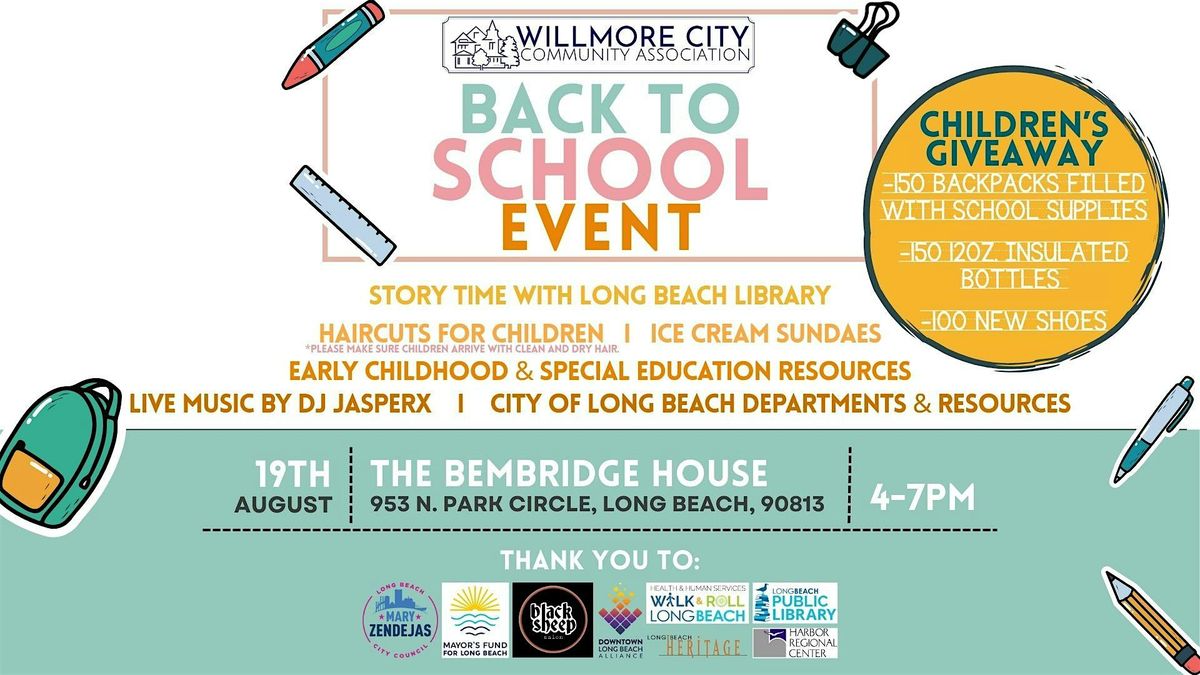 Back to School Event