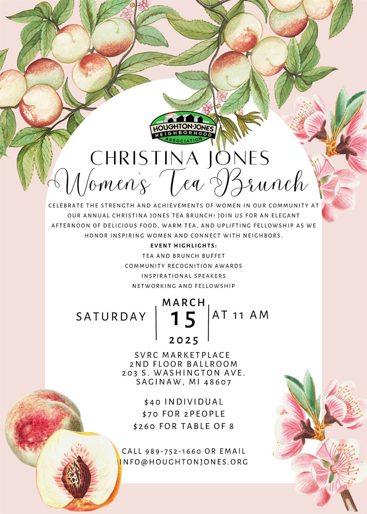 HJNA Christina Jones Women's Tea Brunch