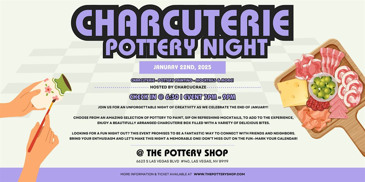 Charcuterie and Pottery Night by Charcucraze