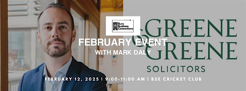 Safeguarding Your Business: February Networking  with Mark Daly