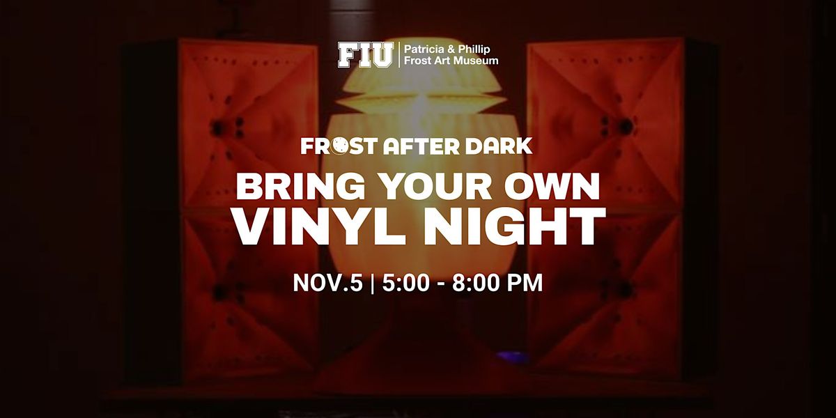 Frost After Dark: Bring Your Own Vinyl Night w\/ Lotusoph