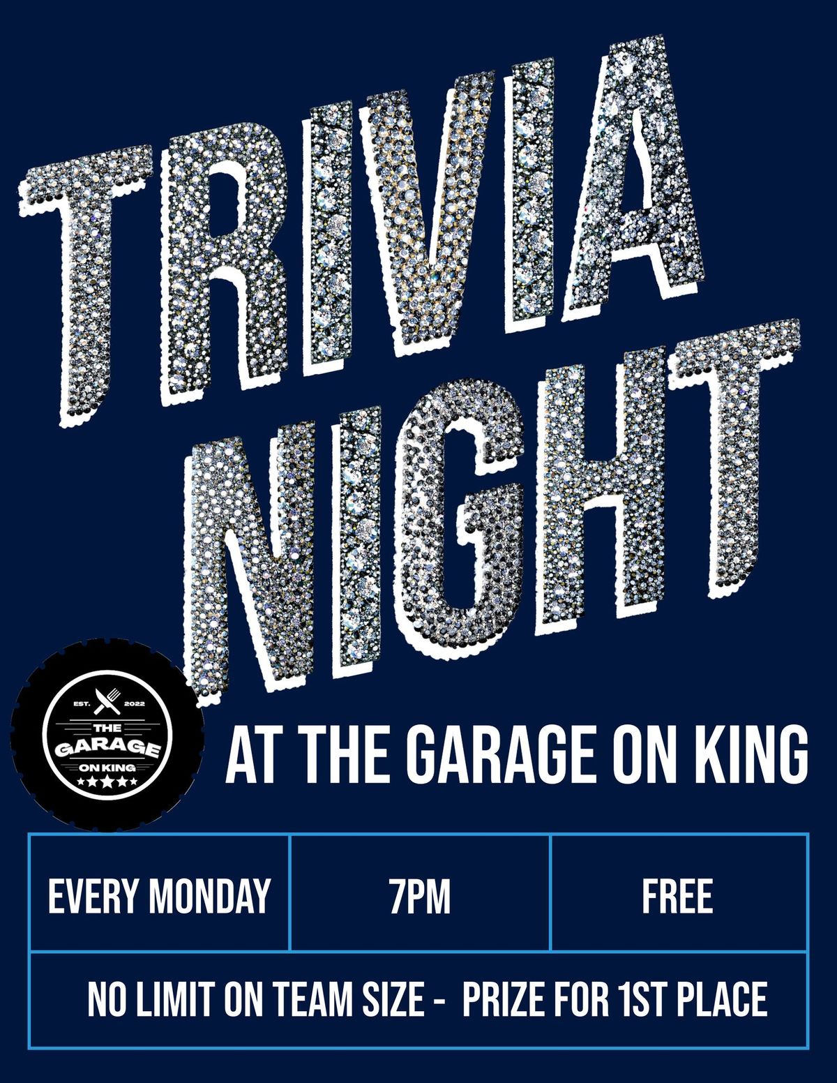 TRIVIA NIGHT AT THE GARAGE ON KING 