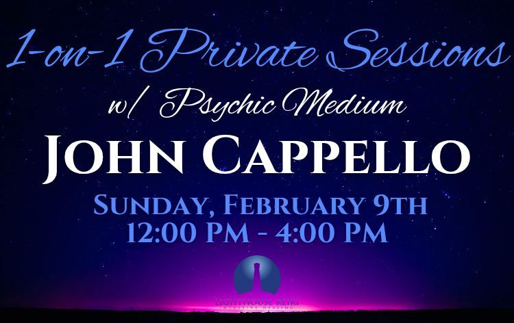 1 On 1 Psychic Mediumship Sessions w\/John Cappello