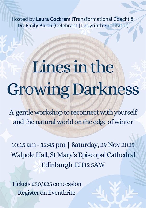 Lines in the growing darkness