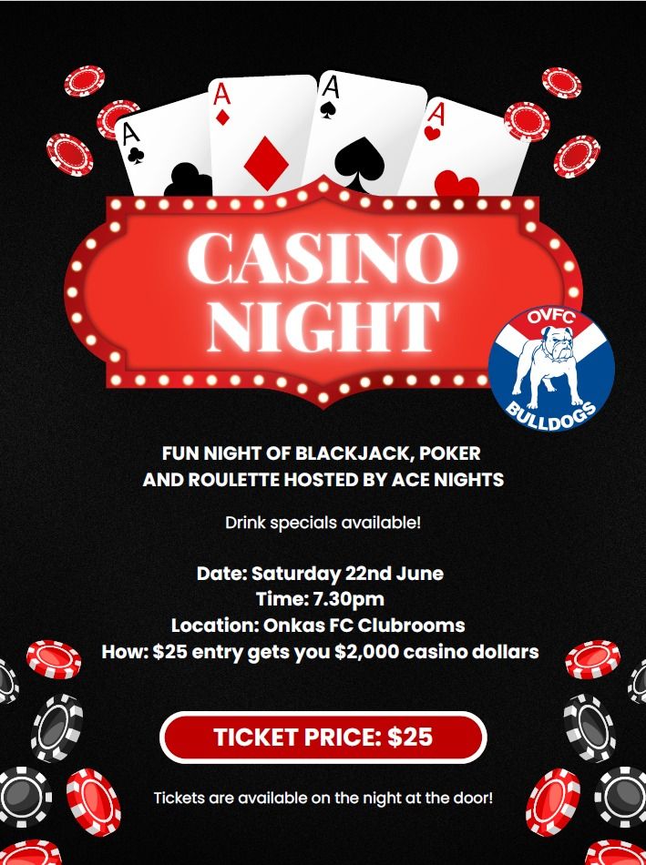Casino Night - Hosted by ACE Nights