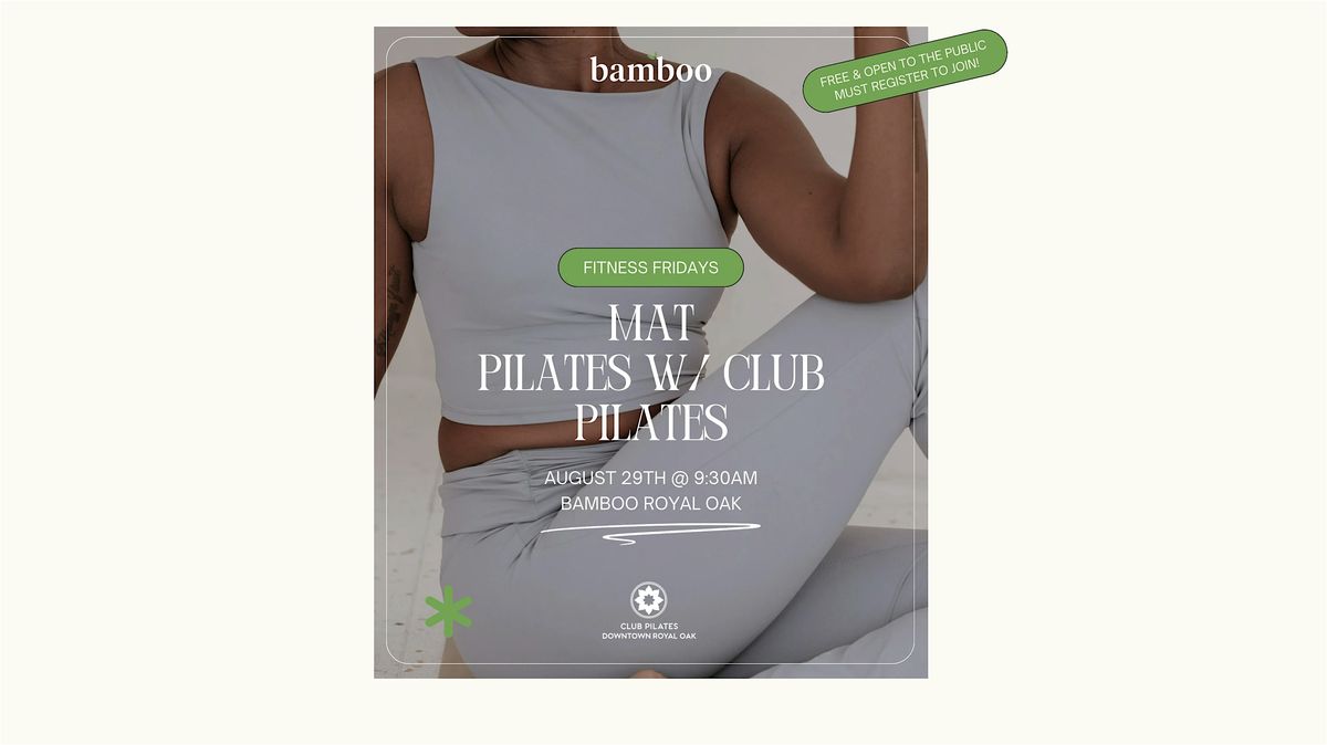 Mat Pilates w\/ Club Pilates