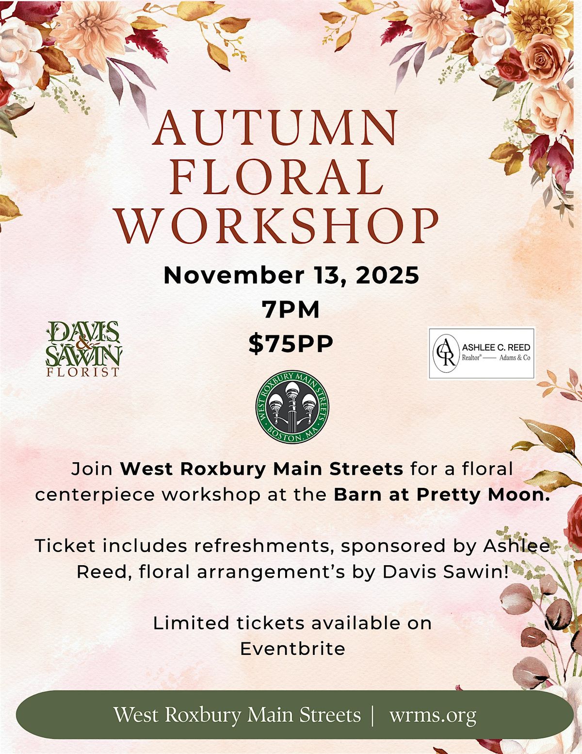 Sip & Style: Autumn Floral Workshop