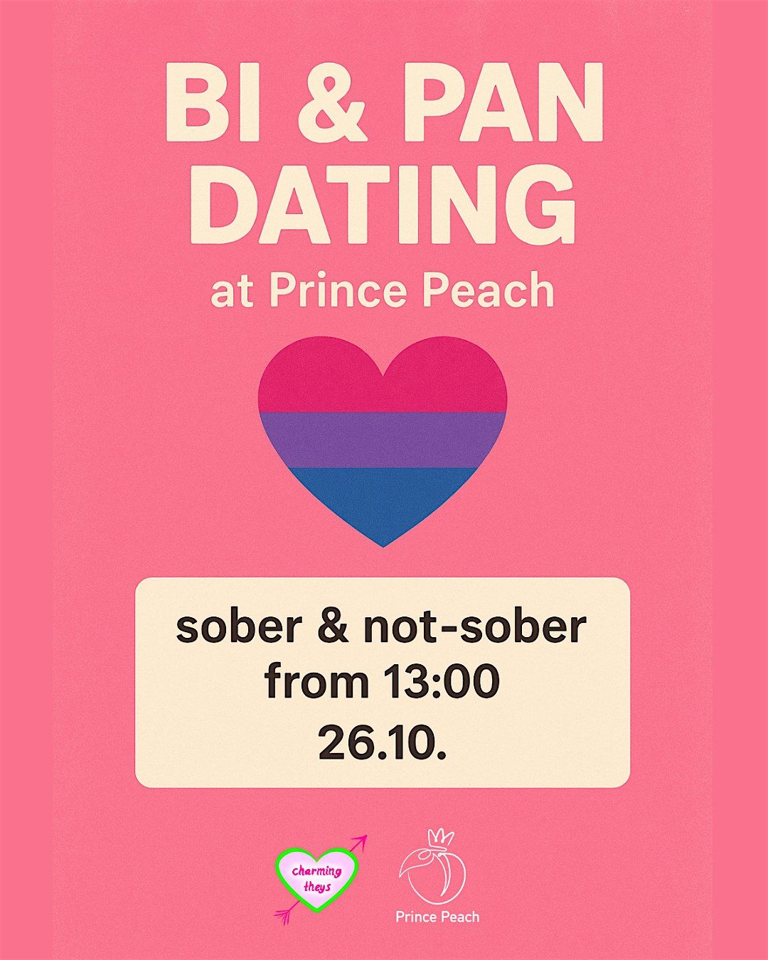 Dating for Queers at Prince Peach - Bi-Pan Edition