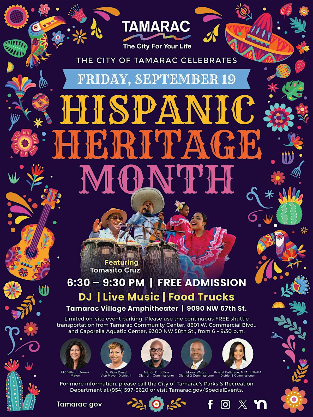 The City of Tamarac Hispanic Heritage Month Celebration