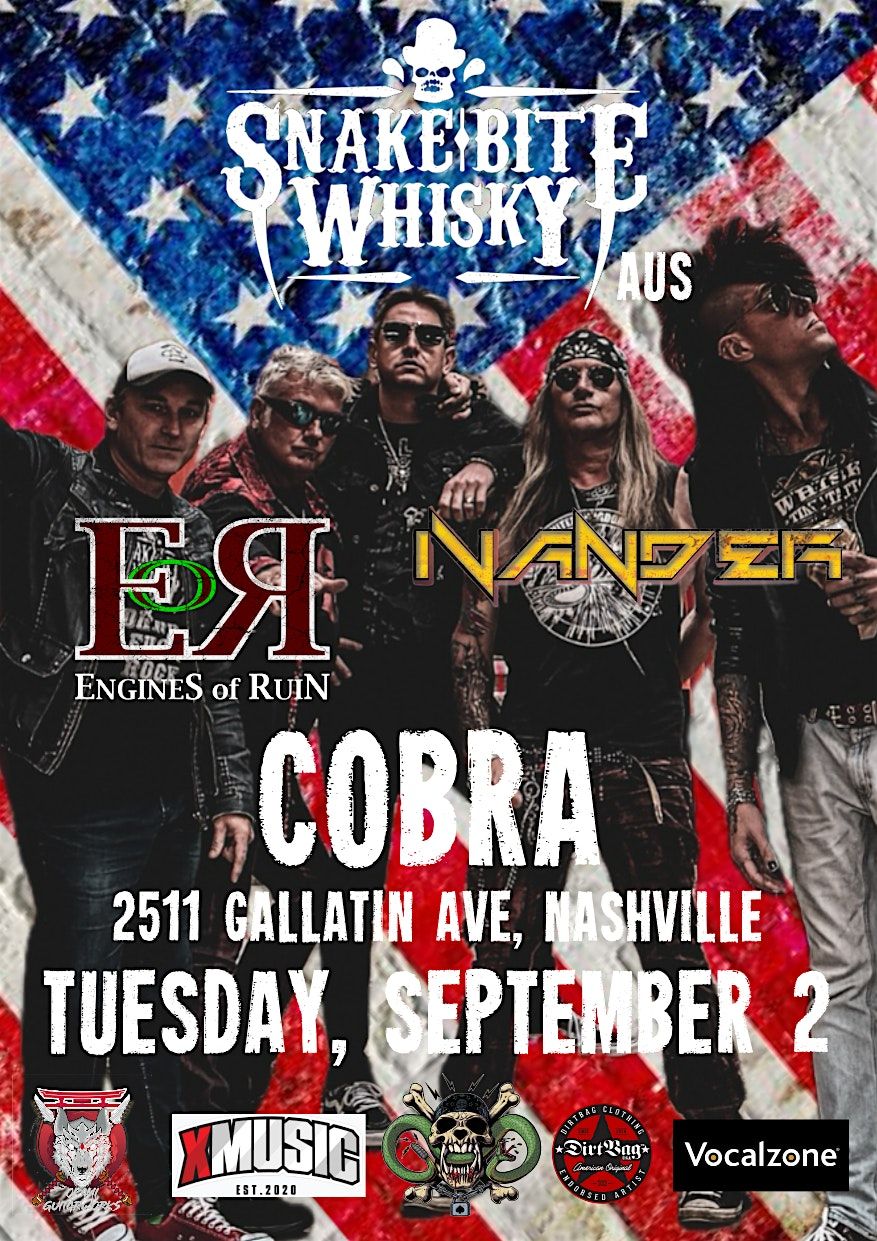 Venue: SnakeBite Whisky | Engines of Ruin | IVANDER