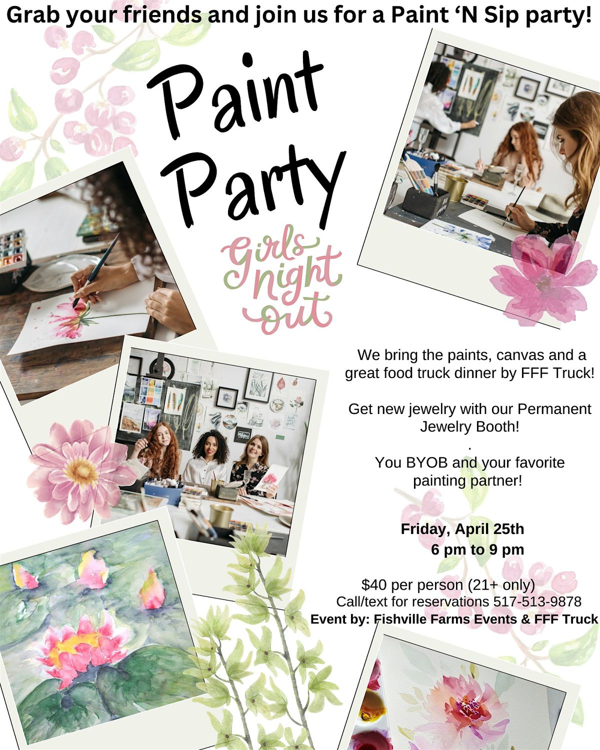 PAINT 'N SIP PARTY (21+)