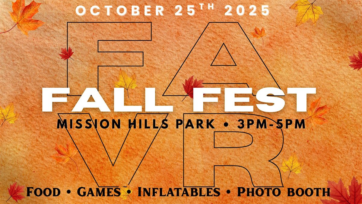 FALL FESTIVAL WITH FAVOR CITY CHURCH