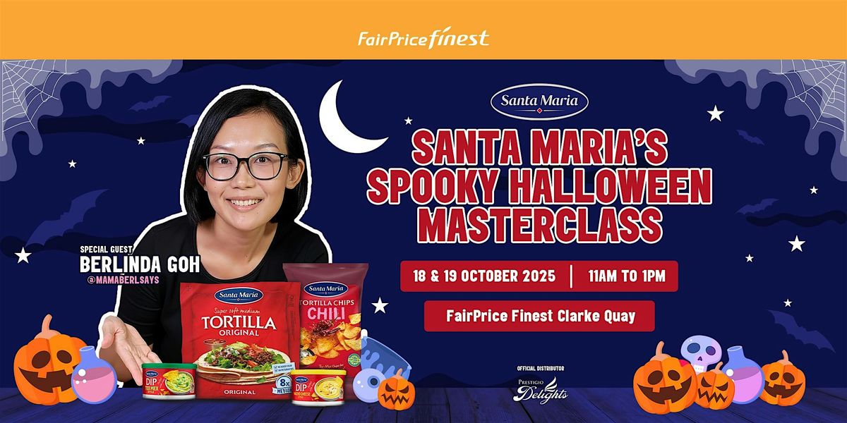 Finest Santa Maria\u2019s Spooky Halloween Kids-Friendly Masterclass