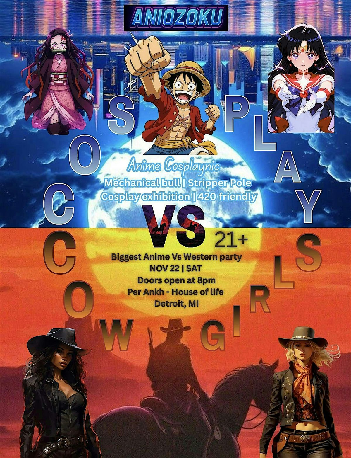 Anime Cosplaynic: Cosplay vs cowgirls