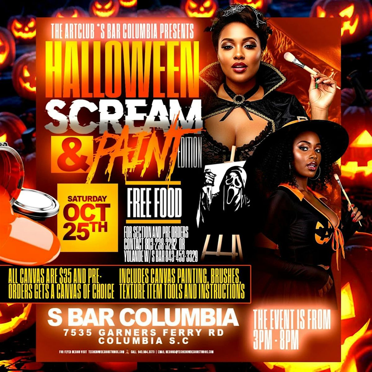 HALLOWEEN SCREAM AND PAINT
