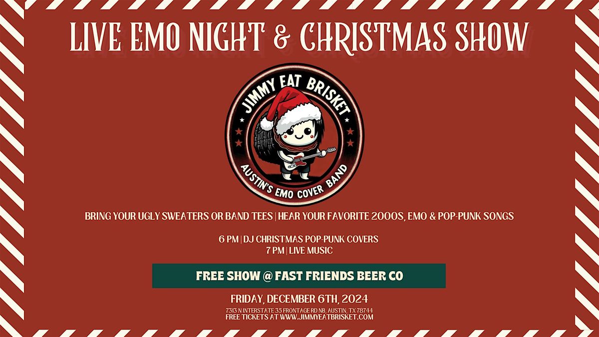 Live Emo Night & Christmas Show | Jimmy Eat Brisket