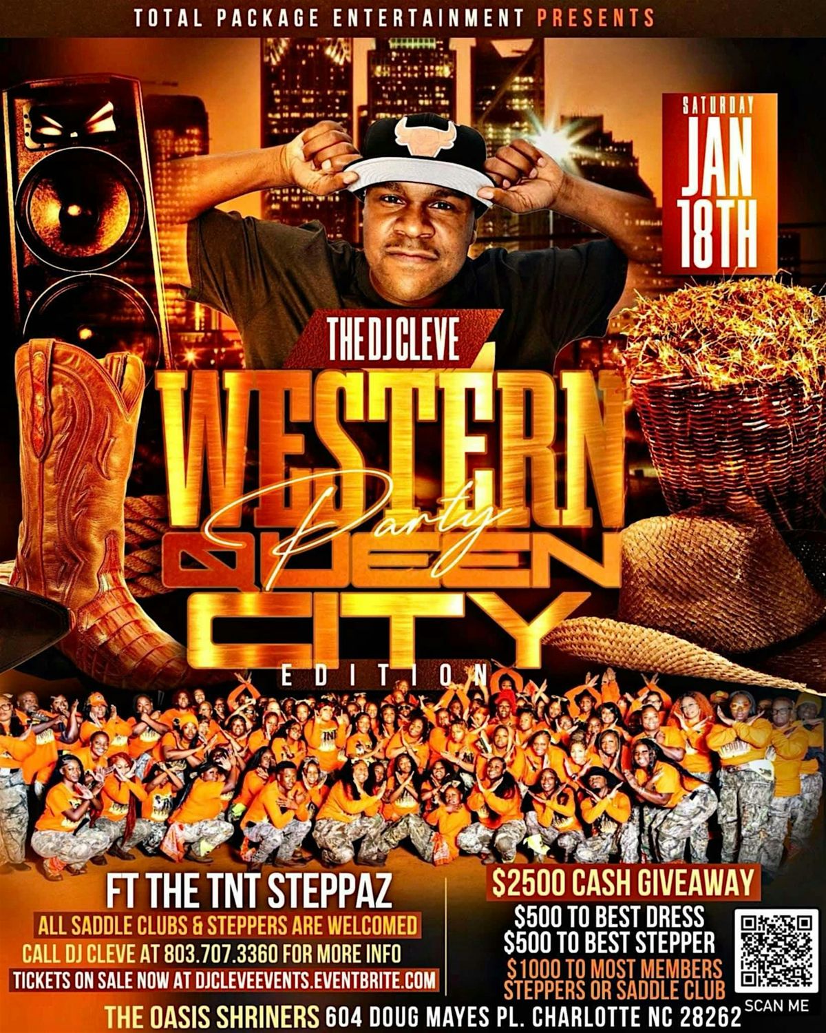 Dj Cleve Western Party Queen City Edition