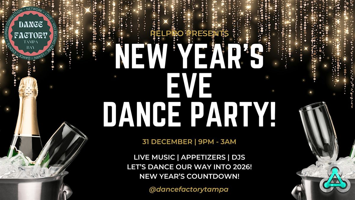 New Year's Eve Dance Party at The Dance Factory Tampa Bay!