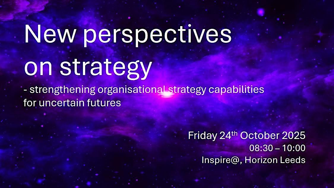 New perspectives on strategy