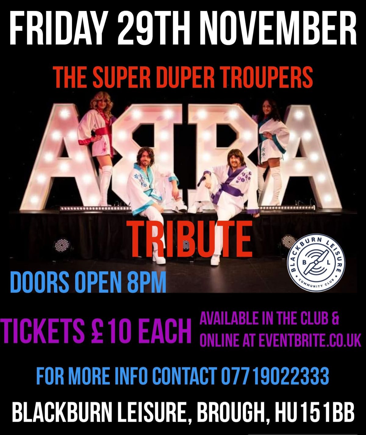 The Super Duper Troupers ABBA Tribute Act