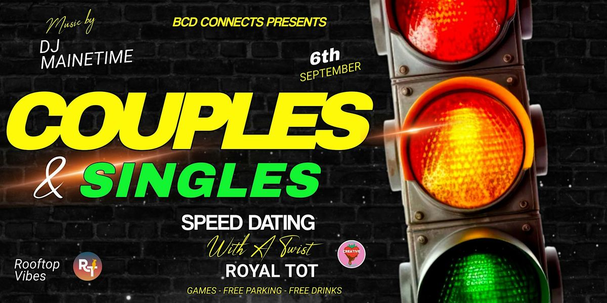 COUPLES AND SINGLES SPEED DATING WITH A TWIST
