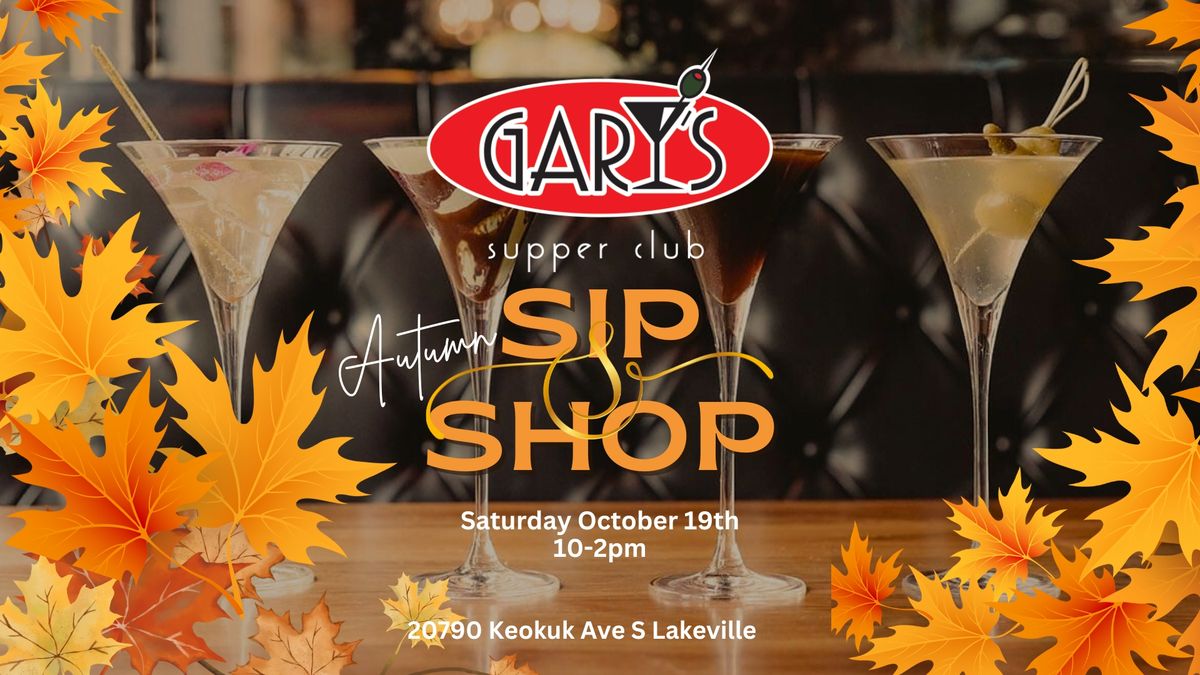 Gary's Autumn Sip & Shop