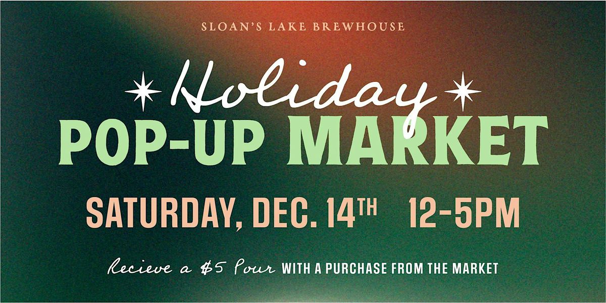 Holiday Market Pop-Up Market