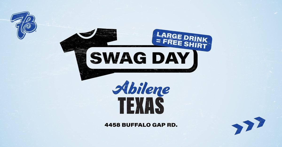 FREE SHIRTS | SWAG DAY | ABILENE, TX!!