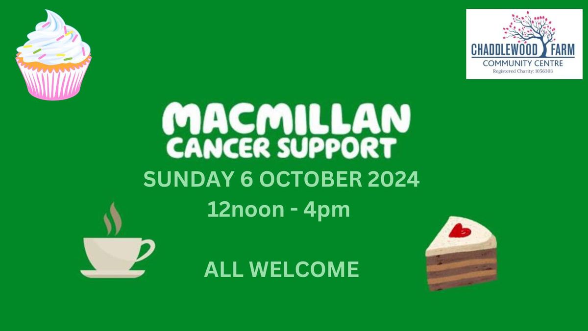 Macmillan Cuppa & Cake Fundraiser