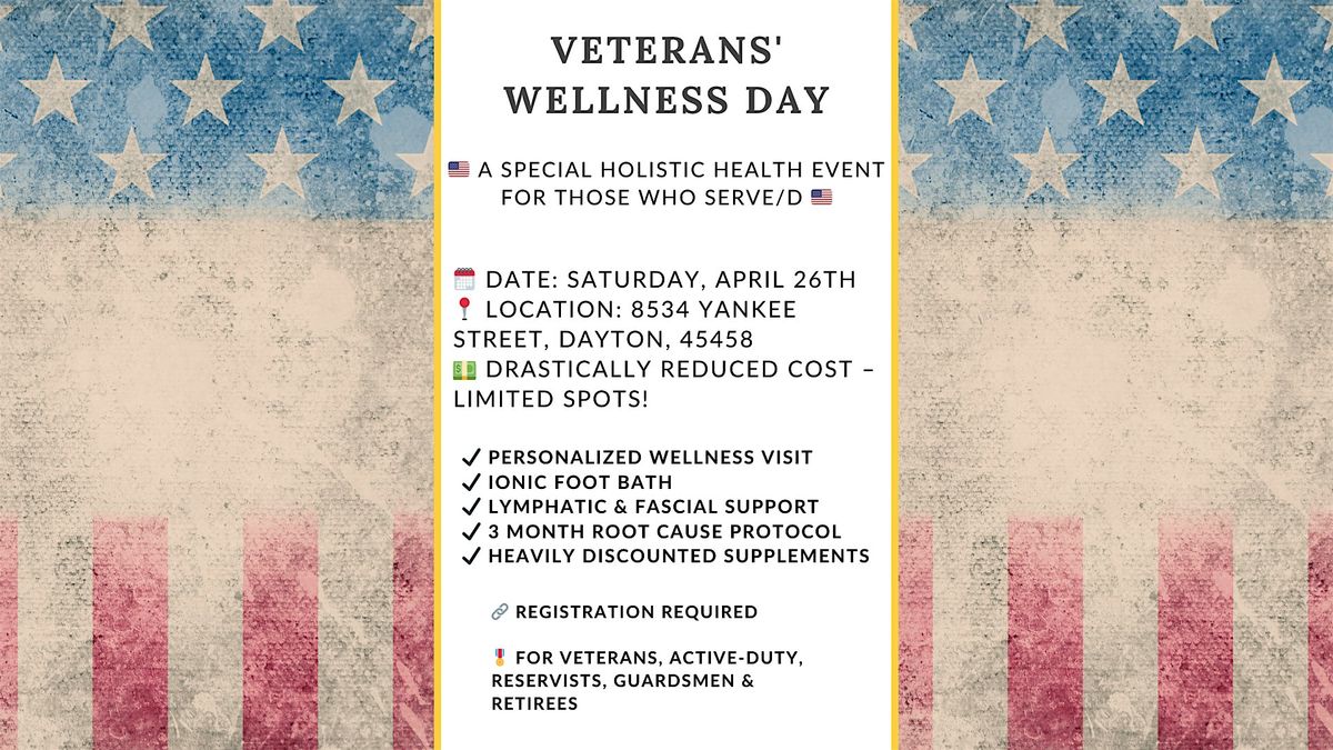 Veterans' Wellness Day \u2013 A Special Health Event for Those Who Served