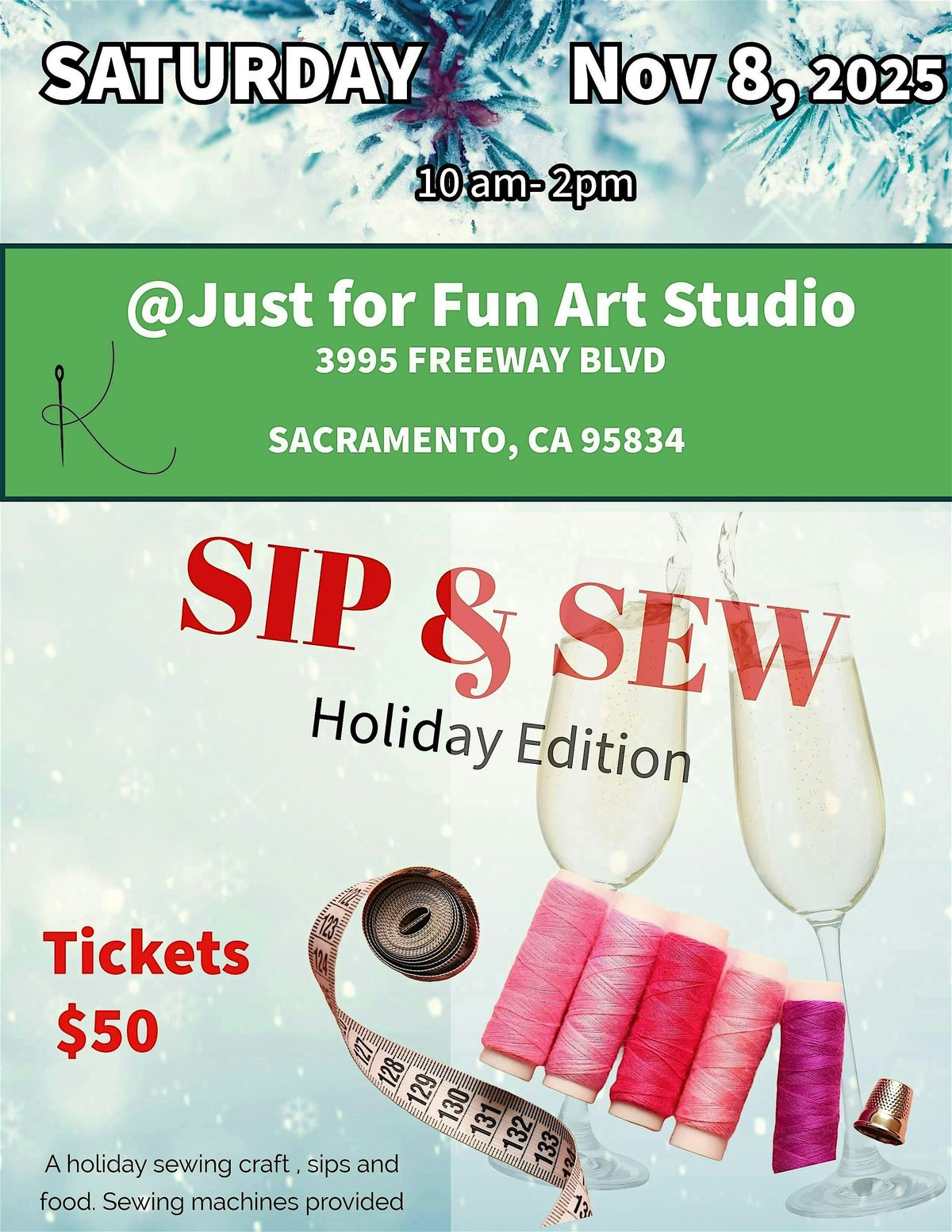 Sip & Sew Holiday Edition