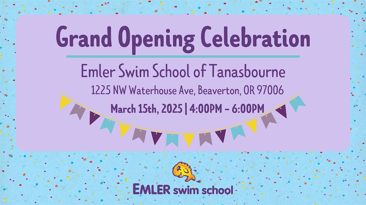 Grand Opening Celebration at Emler Swim School of Tanasbourne!