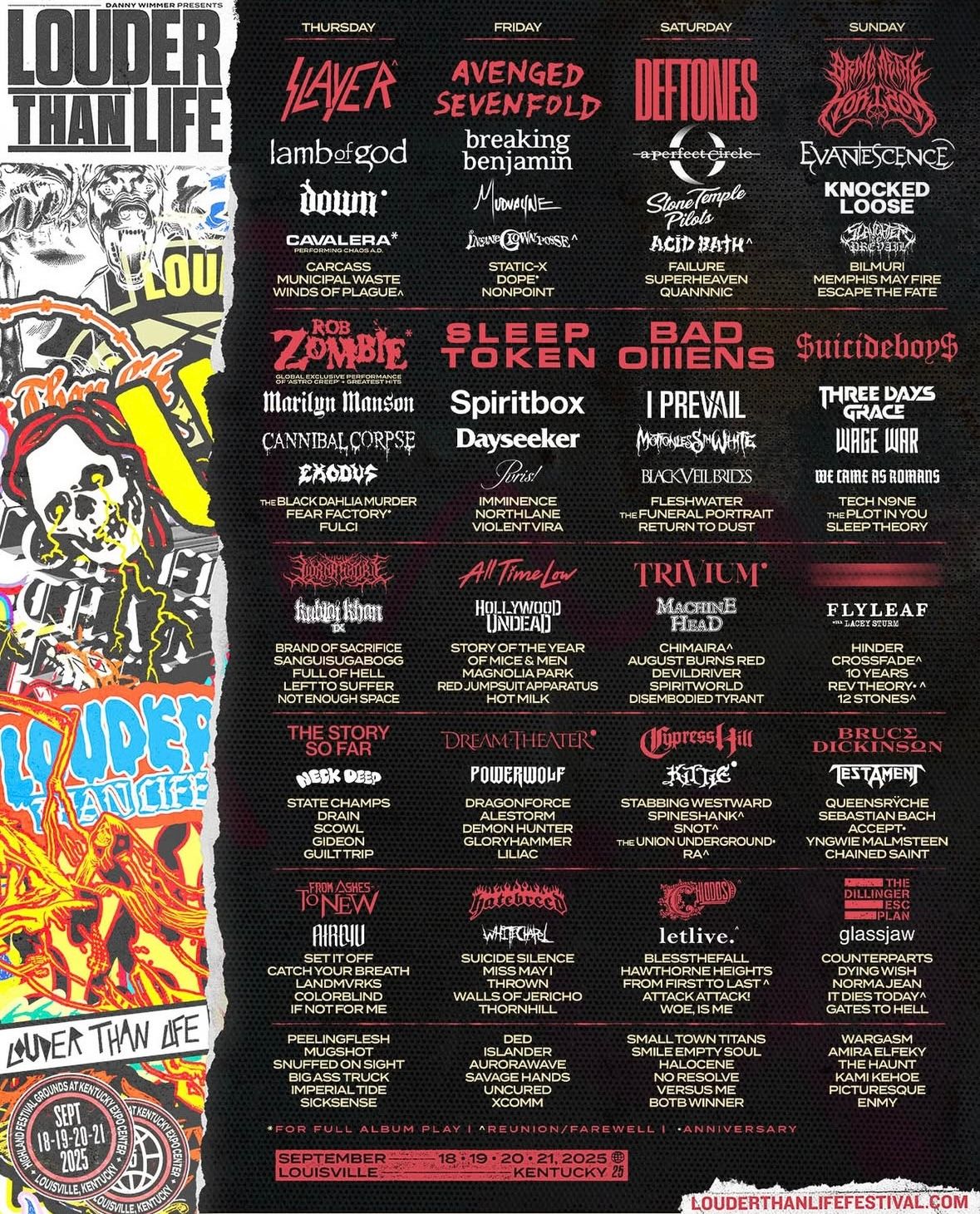 Louder Than Life: Deftones Bad Omens & Black Veil Brides - Saturday
