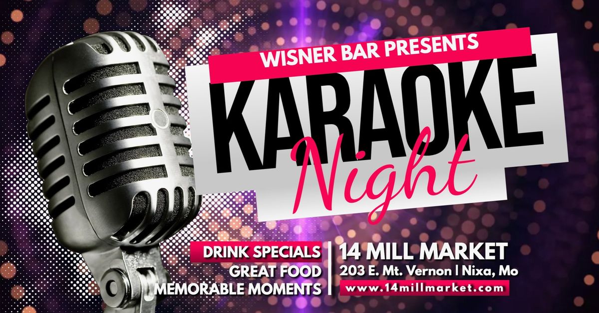 Karaoke Night with DJ Miguel at 14 Mill Market