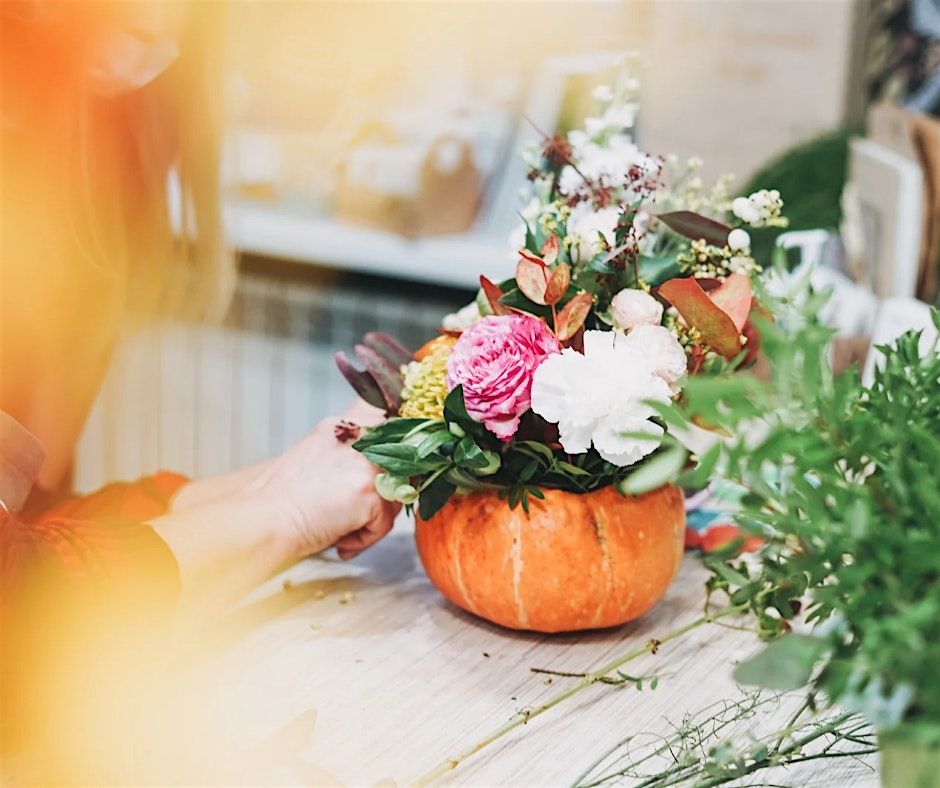 Pumpkin Floral Arrangement Class