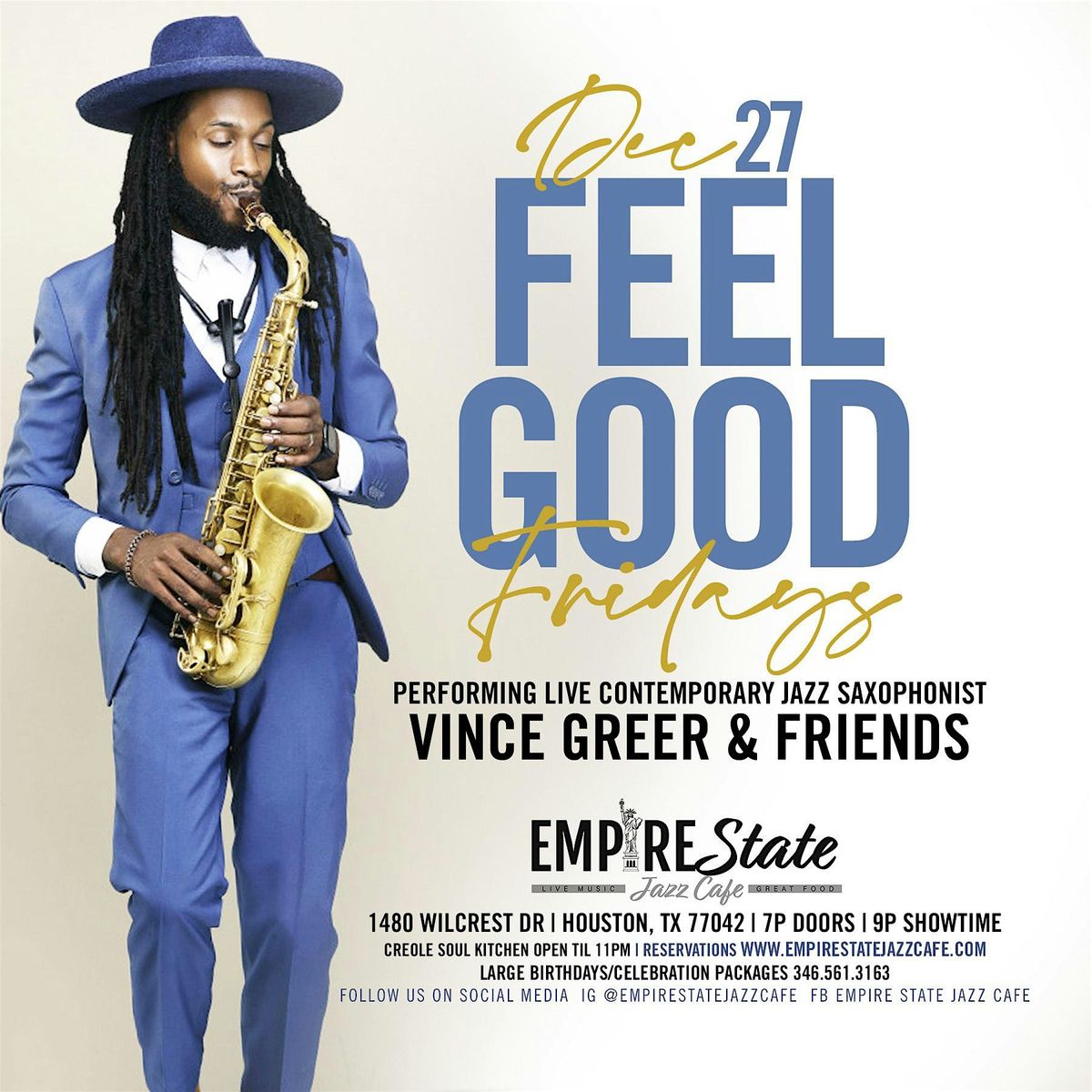 12\/27- Feel Good Fridays with Vince Greer