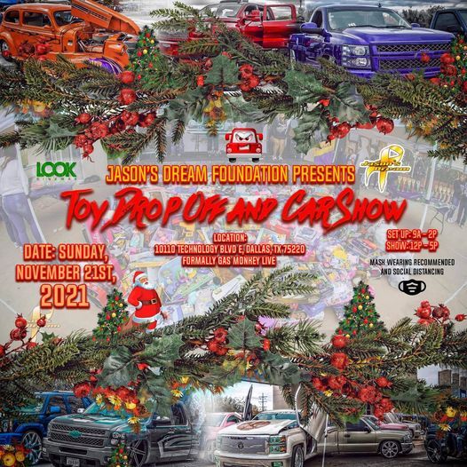 Jason's Dream Foundation presents - Toy Drop Off and Car Show