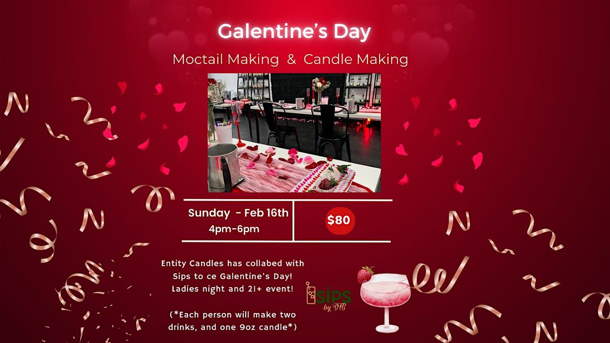 Galentine's Day Mocktail & Candle Making