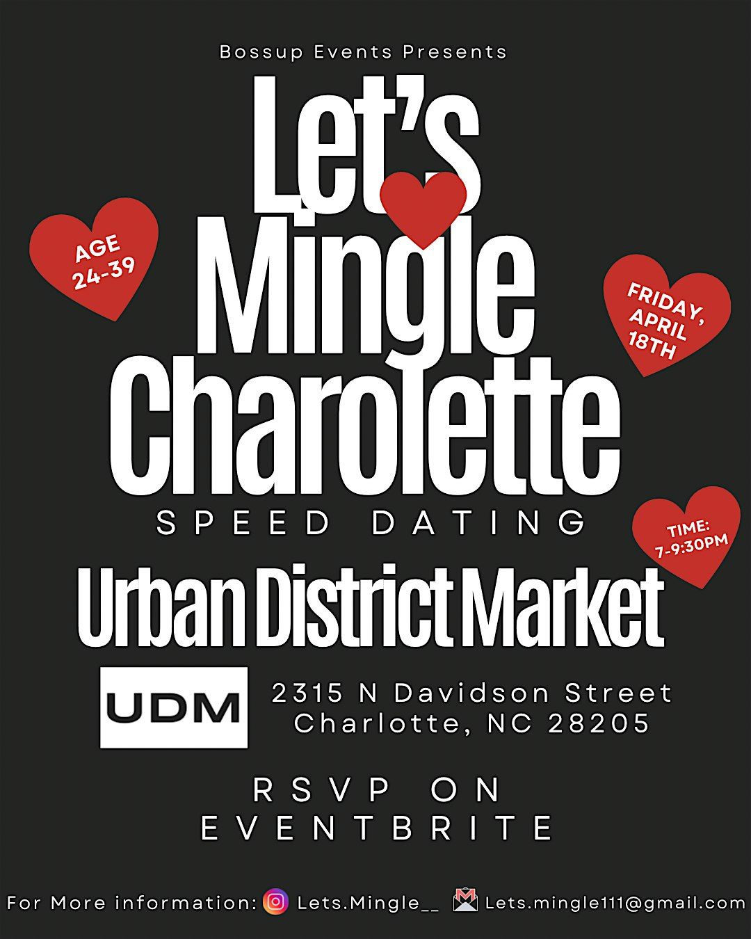 LET'S MINGLE CHARLOTTE SPEED DATING