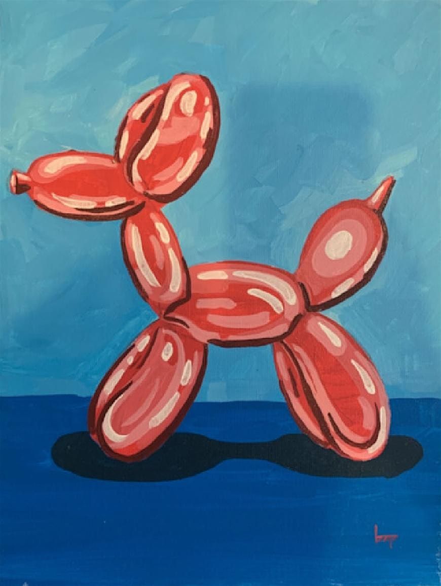 BALOON DOG PAINTING