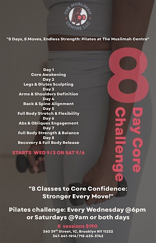 8 WEEK PILATES CHALLENGE