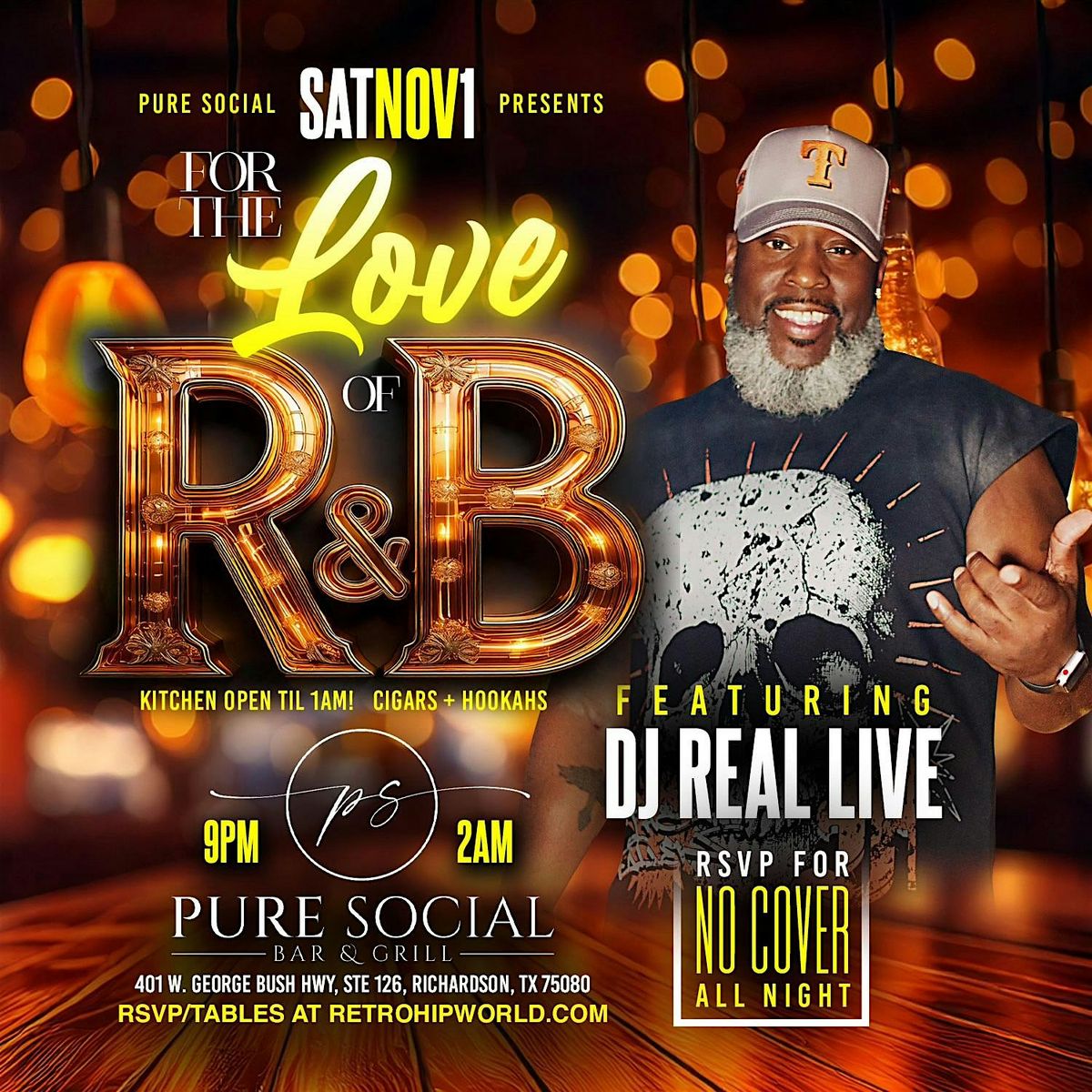 For The Love of R&B Saturday with DJ REAL LIVE