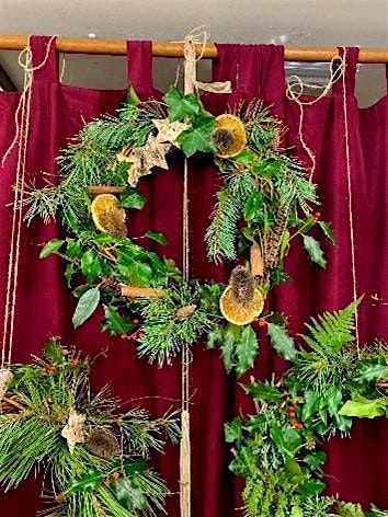 Natural Christmas Wreaths at Kingsbury Water Park
